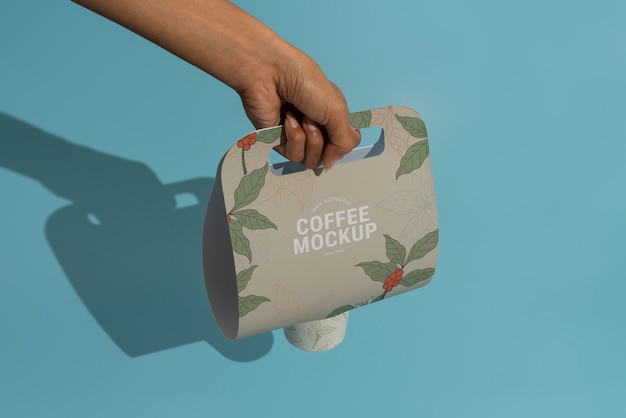 Cup holder mockup design