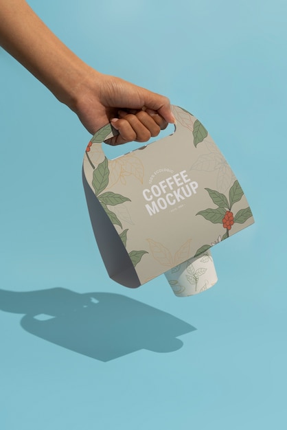 Cup holder mockup design