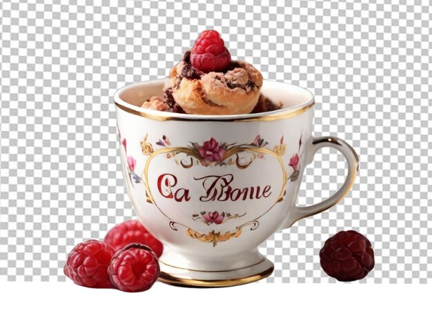 PSD a cup la bonne conferee on white background