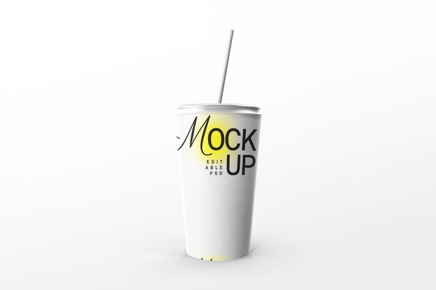 PSD a cup that says mock up on it