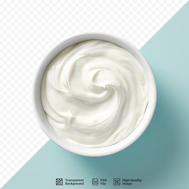 PSD una tazza di yogurt con dentro l'immagine di uno yogurt.