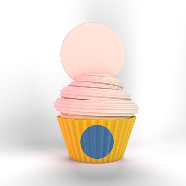 PSD cupcake back side