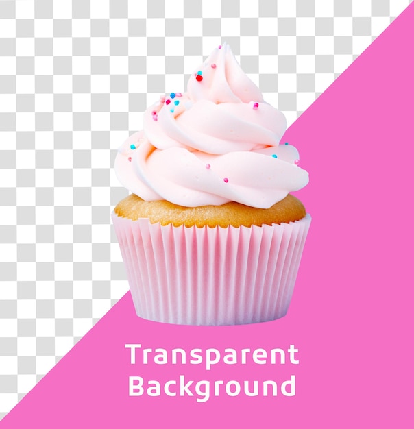 PSD cupcake with a transparent bg