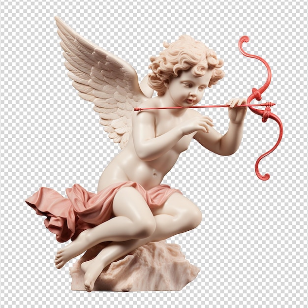 PSD cupid isolated on transparent background png