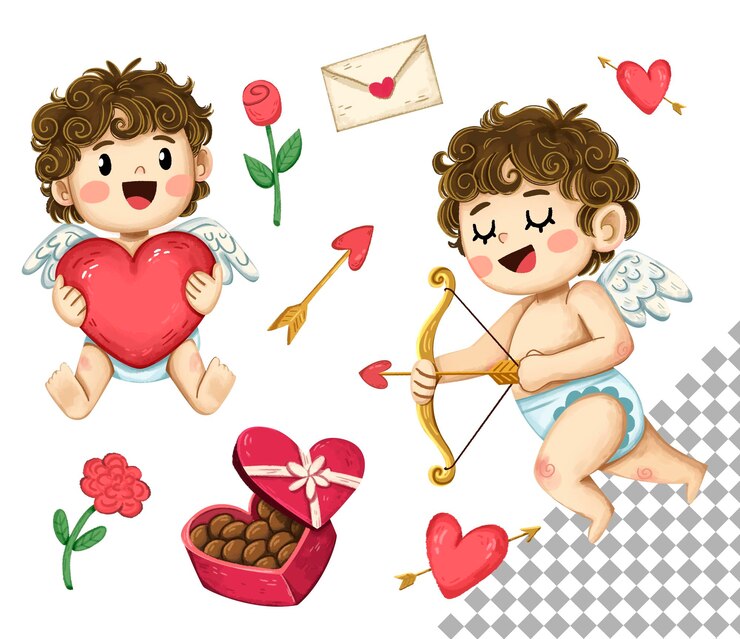 PSD cupid pakiet walentynki