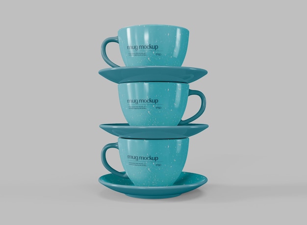 PSD cups mockup