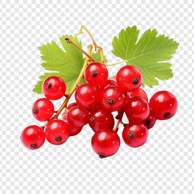 PSD currant isolated on transparent background