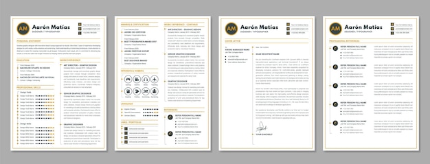 curriculum vita for designer or typographer