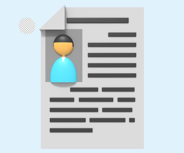 Curriculum Vitae op papier