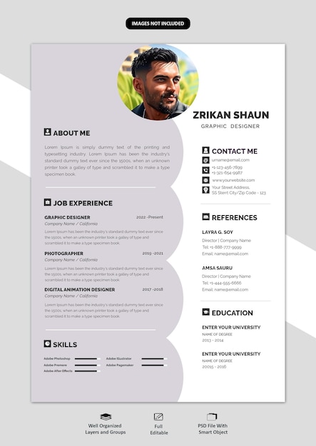 PSD curriculum vitae