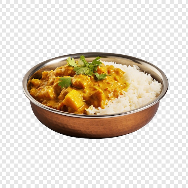PSD curry geïsoleerd op een doorzichtige achtergrond