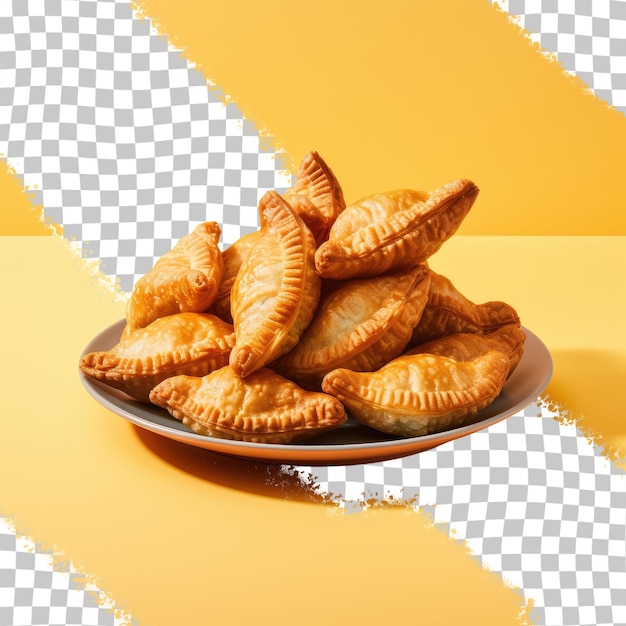 PSD curry puffs on transparent background