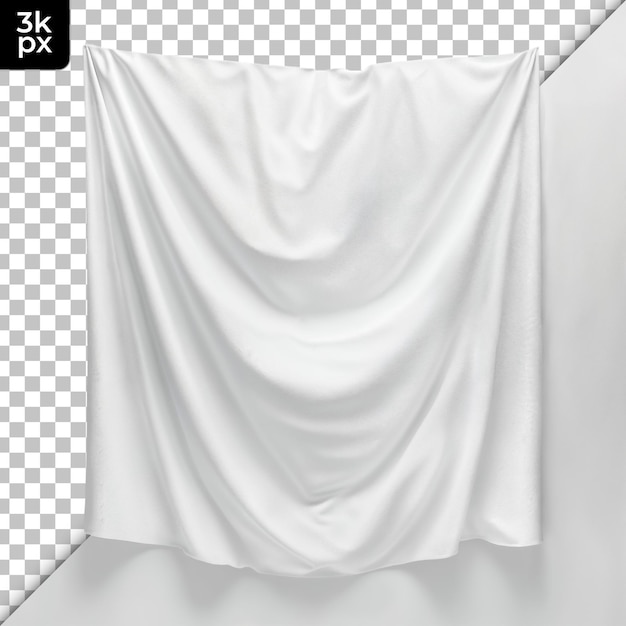 PSD a curtain isolated on transparent background