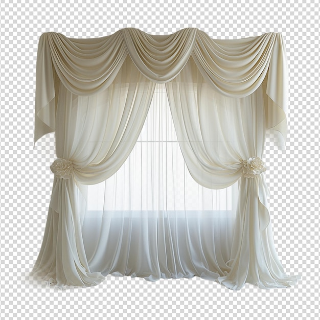 Curtain isolated on white