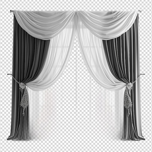 Curtain isolated on white