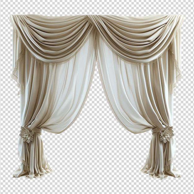 Curtain isolated on white