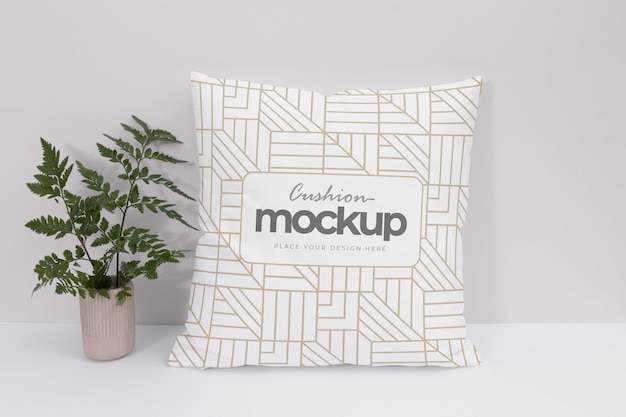cushion fabric design mockup