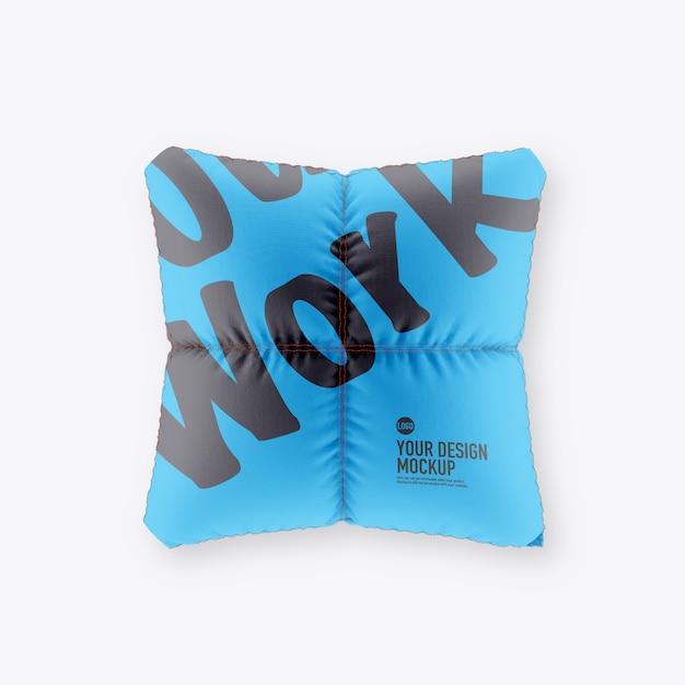 Cushion mockup isolated