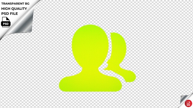 PSD customer center vector icon psd verde fluorescente trasparente