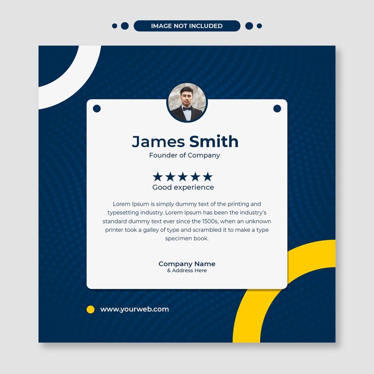PSD customer feedback testimonial instagram post and social media banner design or square flyer