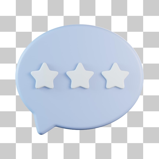 Customer rewiew 3d icon