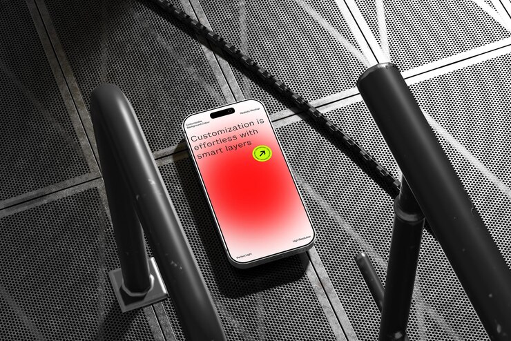 PSD customization on a smartphone with smart layers