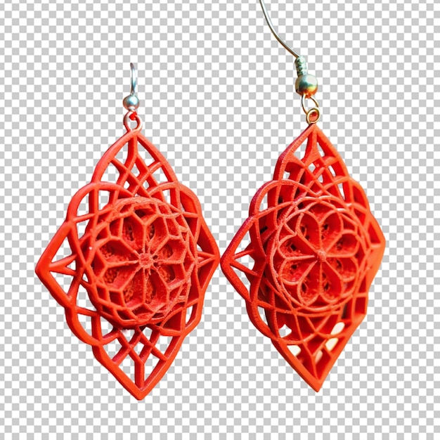 PSD customized 3d printed earring