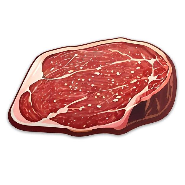 PSD cut of meat icon psd