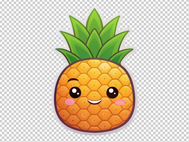 PSD cut pineapple