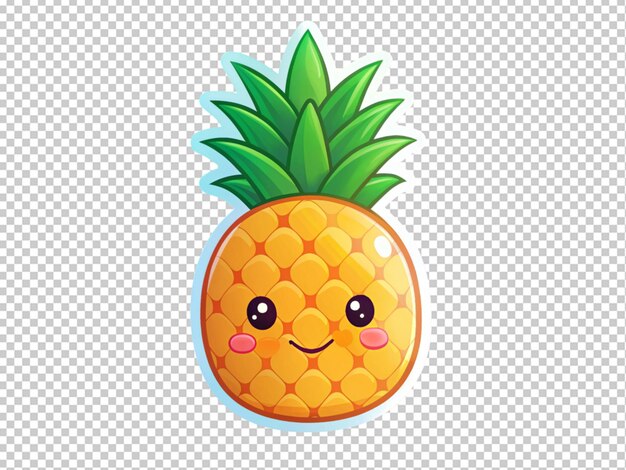 PSD cut pineapple