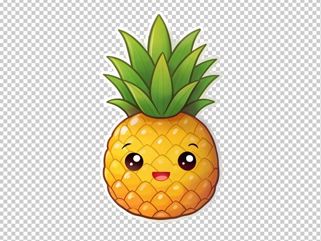 PSD cut pineapple