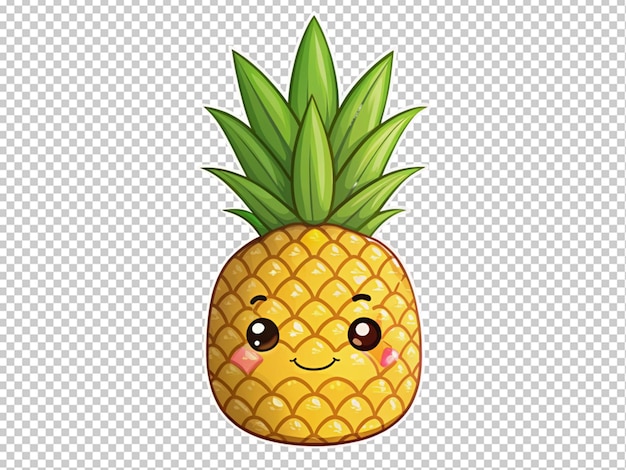 PSD cut pineapple