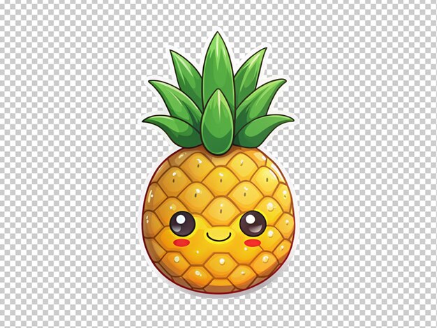 PSD cut pineapple