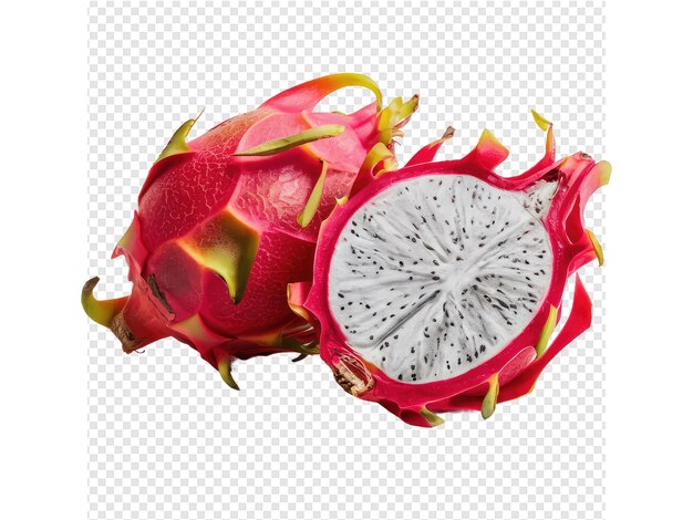 PSD a cut up of a dragon fruit