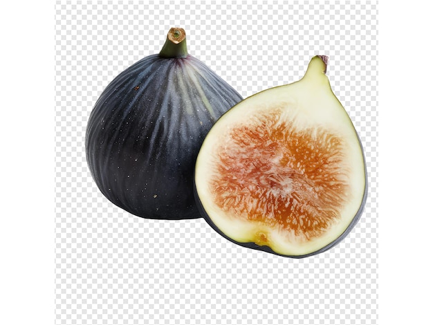 PSD a cut up of a fig and a half of a fig