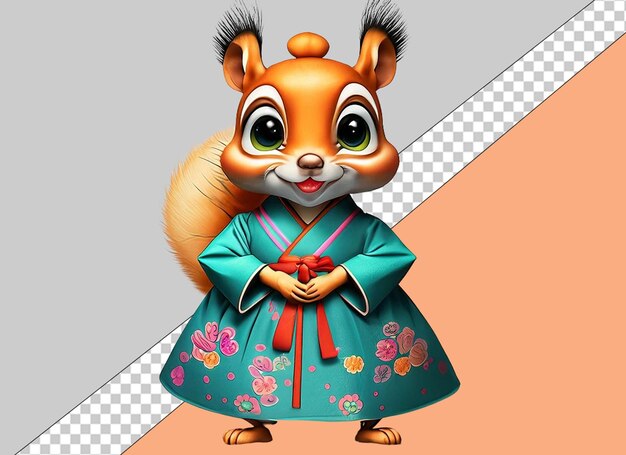 PSD 可愛い動物 3d png