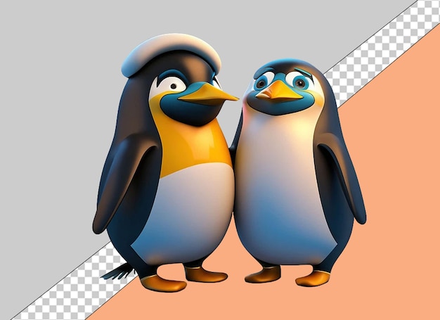 PSD cute 3d animals png