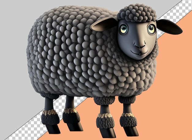 PSD animali carini in 3d png