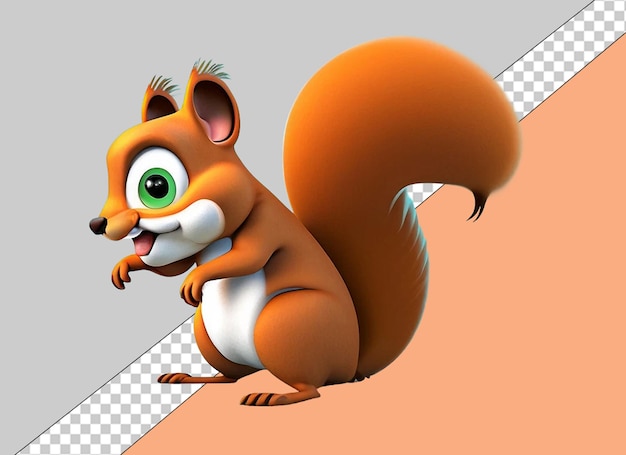 PSD animali carini in 3d png