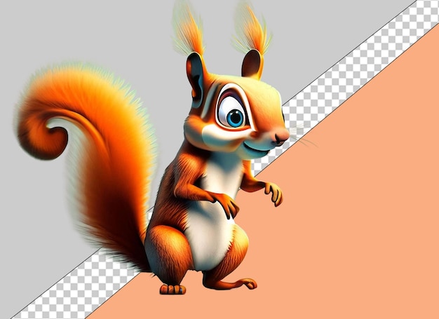 PSD animali carini in 3d png