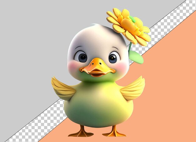 PSD cute 3d animals png