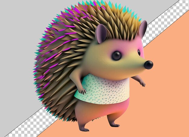 PSD animali carini in 3d png