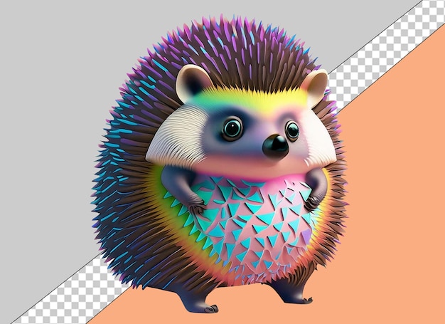 PSD 귀여운 3d 동물 png