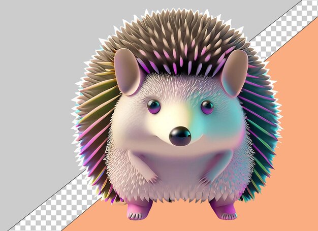 PSD Милые 3d-животные png