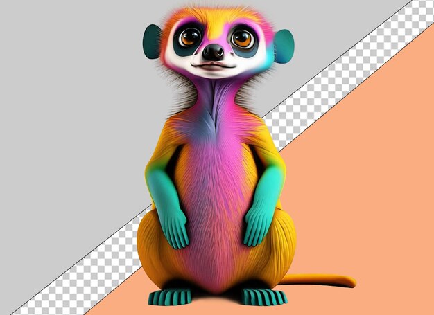 PSD cute 3d animals png