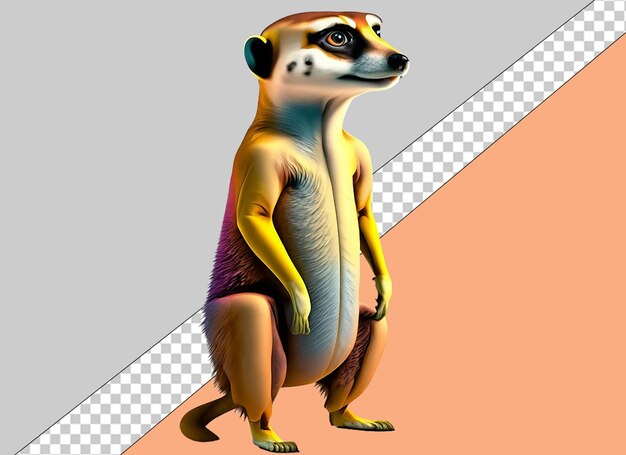 PSD animali carini in 3d png