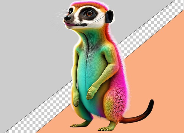 PSD cute 3d animals png