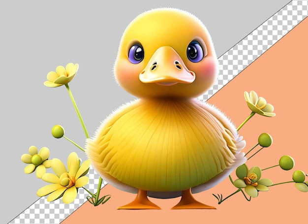 PSD 可愛い動物 3d png