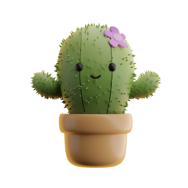 PSD simpatico cactus 3d