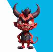 PSD cute 3d devil demon